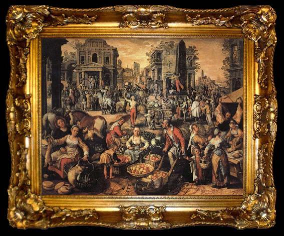 framed  Joachim Beuckelaer Pilate Shows Jesus to the People, ta009-2